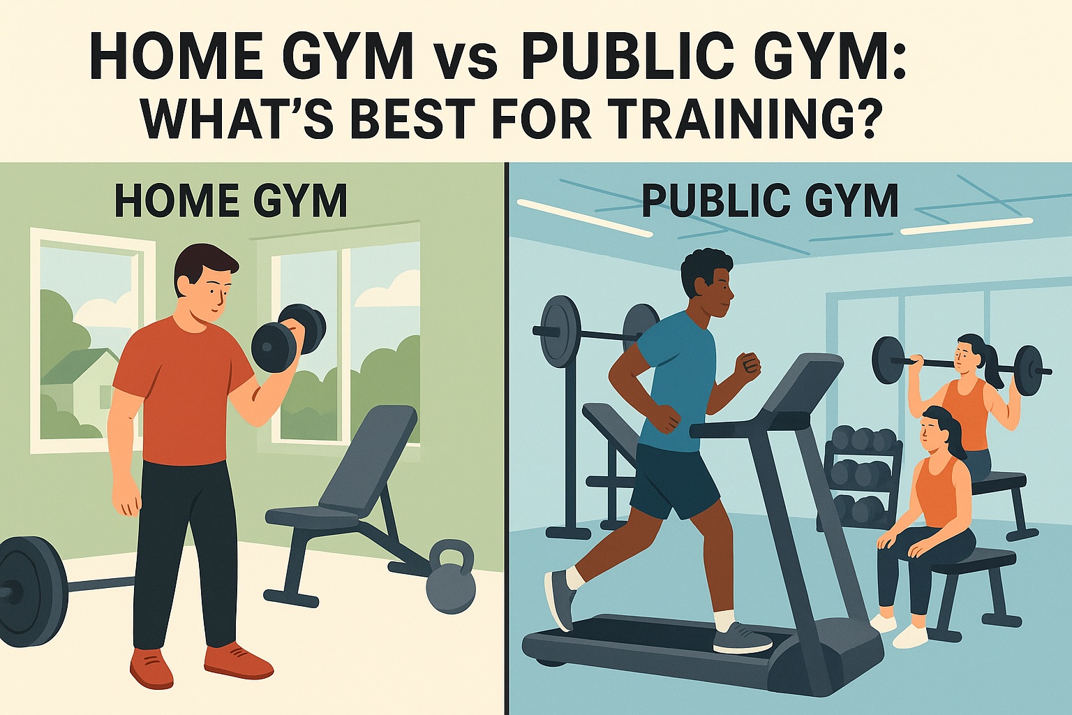 Home Gym vs Public Gym What’s Best for Training