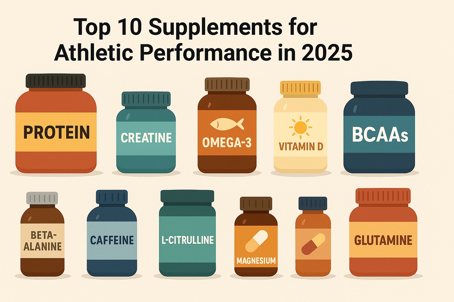Top 10 Supplements for Athletic Performance in 2025
