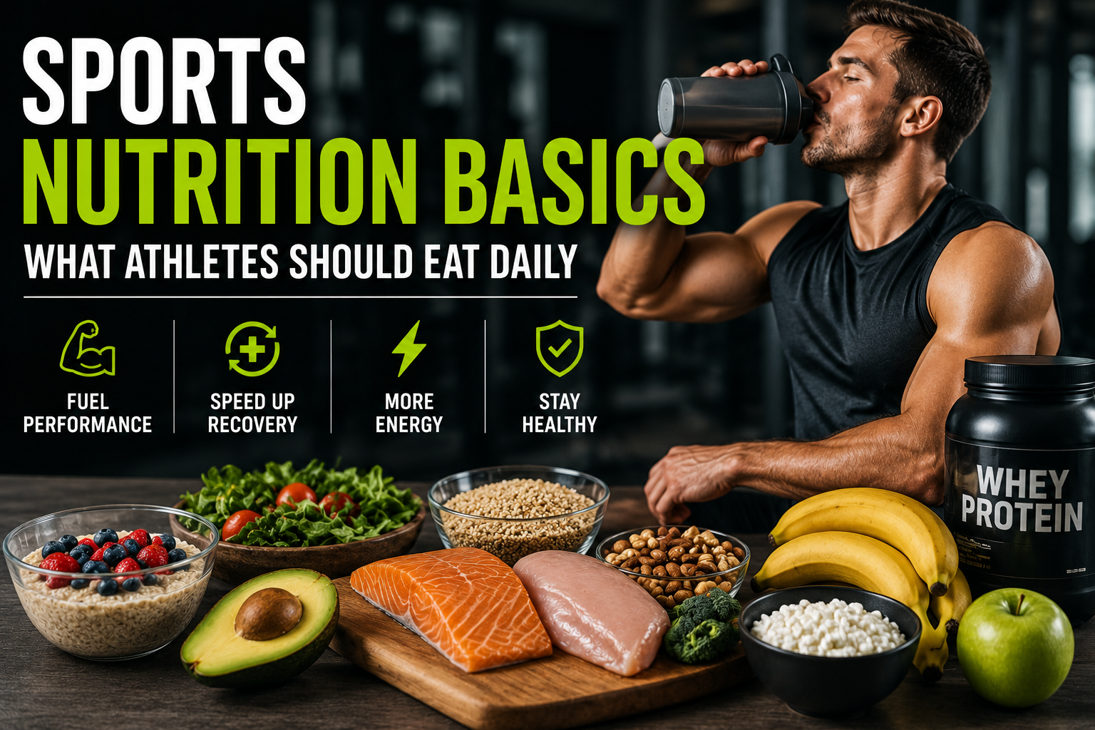 Sports Nutrition Basics: What Athletes Should Eat Daily